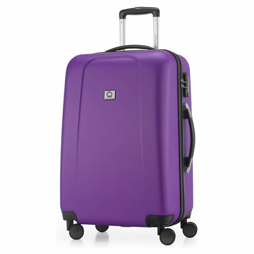 HAUPTSTADTKOFFER Luggage Suitcase Hardside Hard Shell Spinner Trolley 4 Wheel Case TSA 65 cm 67 Litres Purple